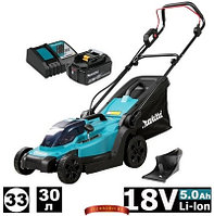 Аккумуляторная газонокосилка Makita DLM330RT (1 акк. 18V, 5А/ч, зарядное RC)