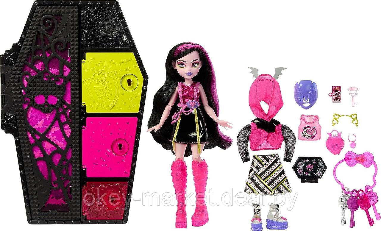 Кукла Mattel Monster High Монстер Хай Дракулаура Neon Frights HNF78 - фото 8 - id-p216914004