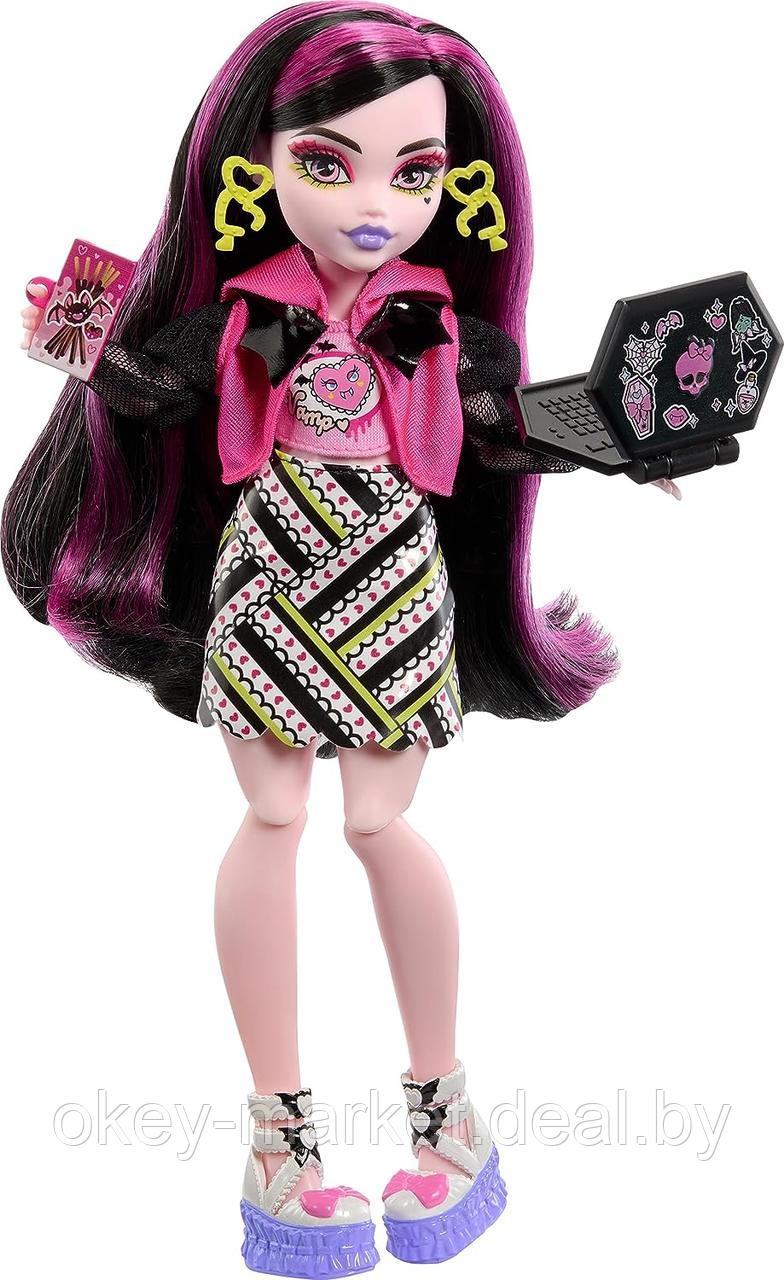 Кукла Mattel Monster High Монстер Хай Дракулаура Neon Frights HNF78 - фото 2 - id-p216914004