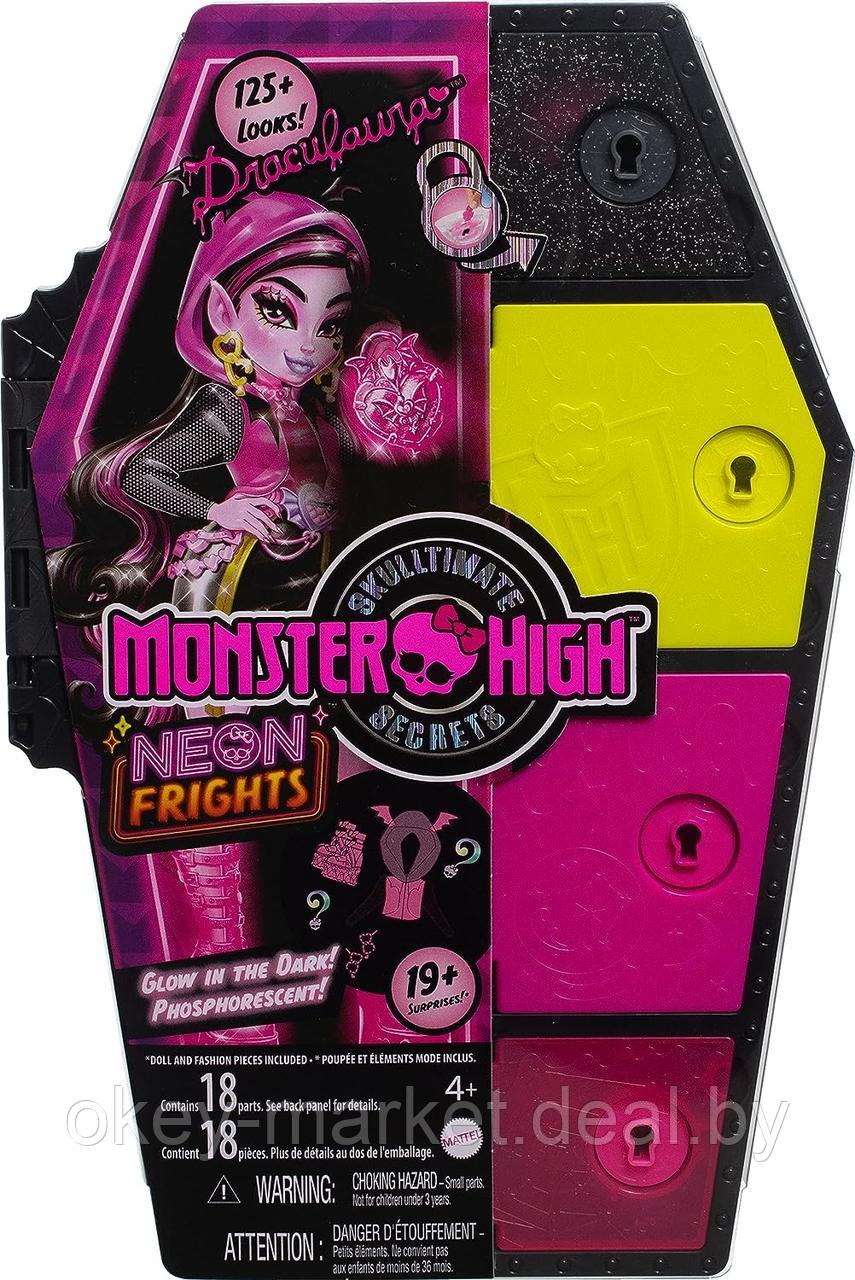 Кукла Mattel Monster High Монстер Хай Дракулаура Neon Frights HNF78 - фото 6 - id-p216914004