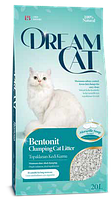 Наполнитель Dream Cat бентонитовый с ароматом марсельского мыла, 10 л
