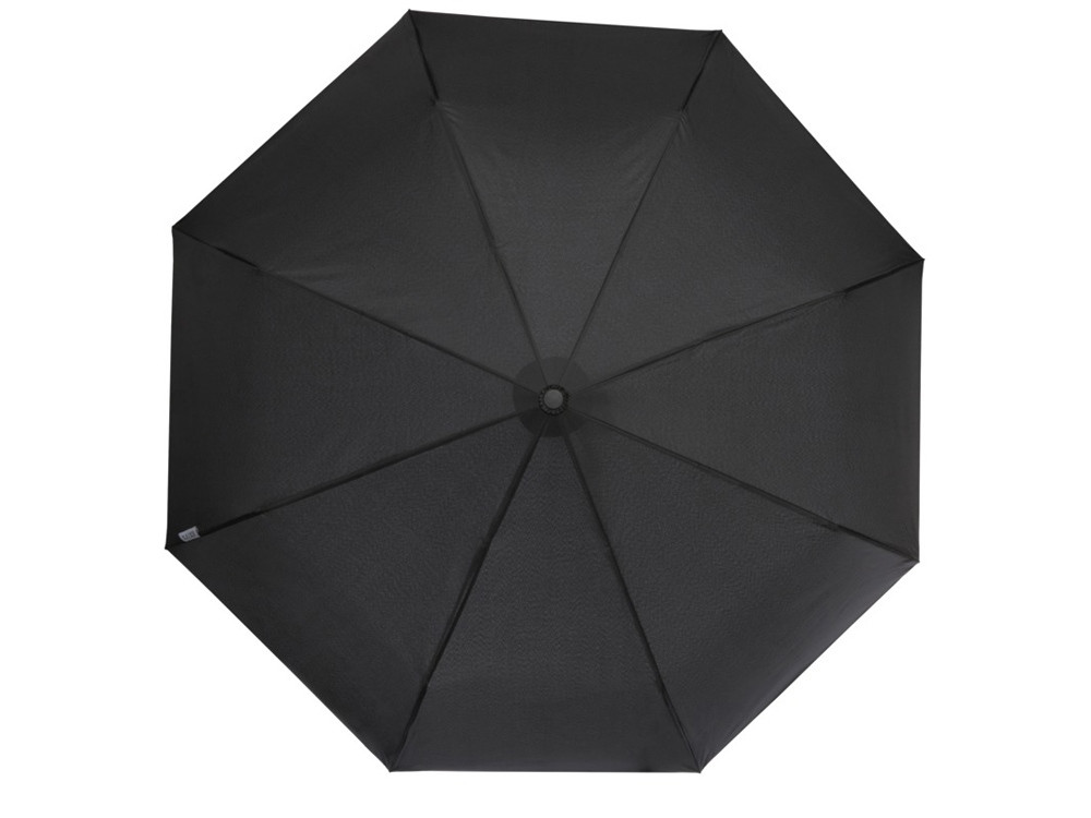 Montebello 21-дюймовый складной зонт с автоматическим открытием/закрытием и изогнутой ручкой, черный - фото 2 - id-p216916421
