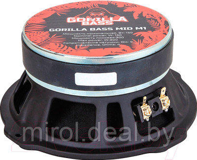 Среднечастотная АС Kicx Gorilla Bass MID M1 - фото 3 - id-p216922491