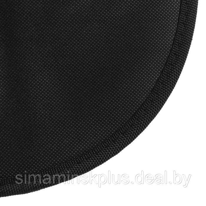 Накидка на сидение, 100×46 см, искусственная кожа, черный - фото 5 - id-p212123977