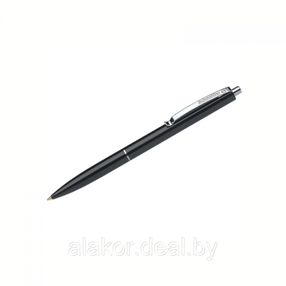 Ручка шариковая автоматическая Schneider K15, 1 мм, стерж. синий, корпус черный - фото 1 - id-p216904436