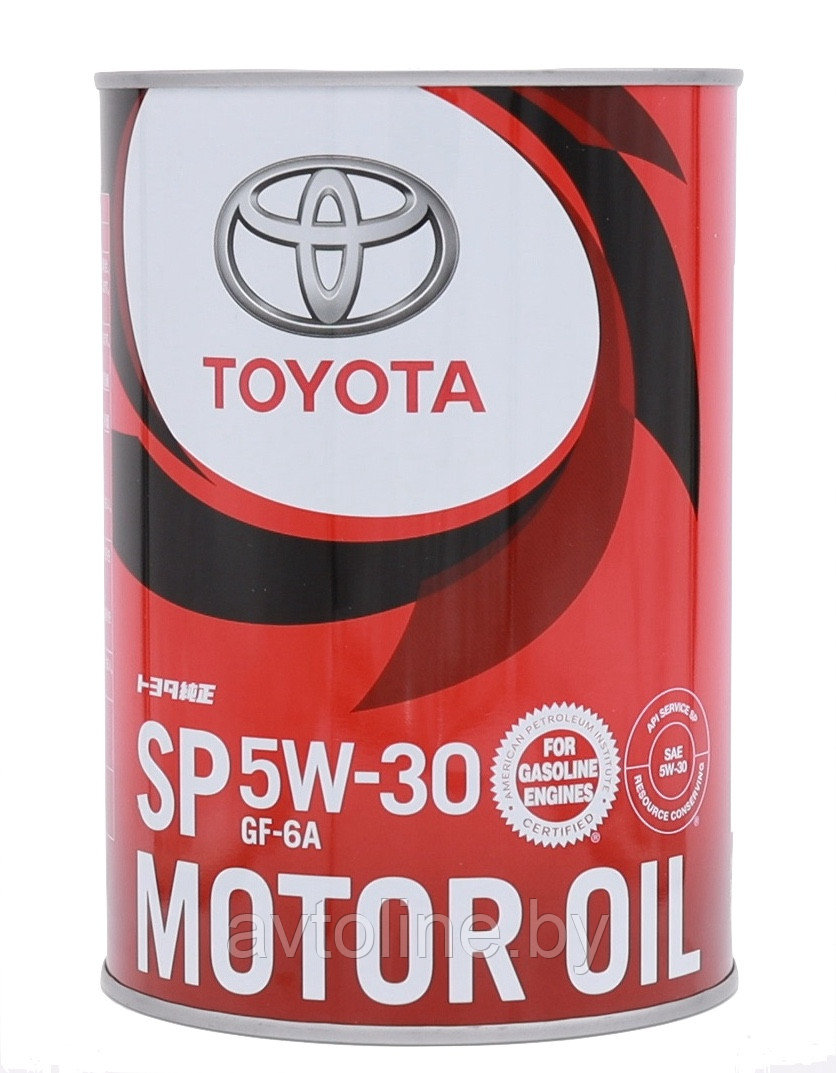 Масло моторное TOYOTA 5W30 SP/GF-6A (метал банка, 1л) 0888013706 ...