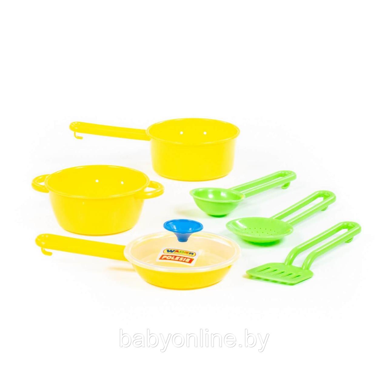Набор детской посуды в сеточке Поварёнок №1 арт 40688 Полесье - фото 4 - id-p216924573