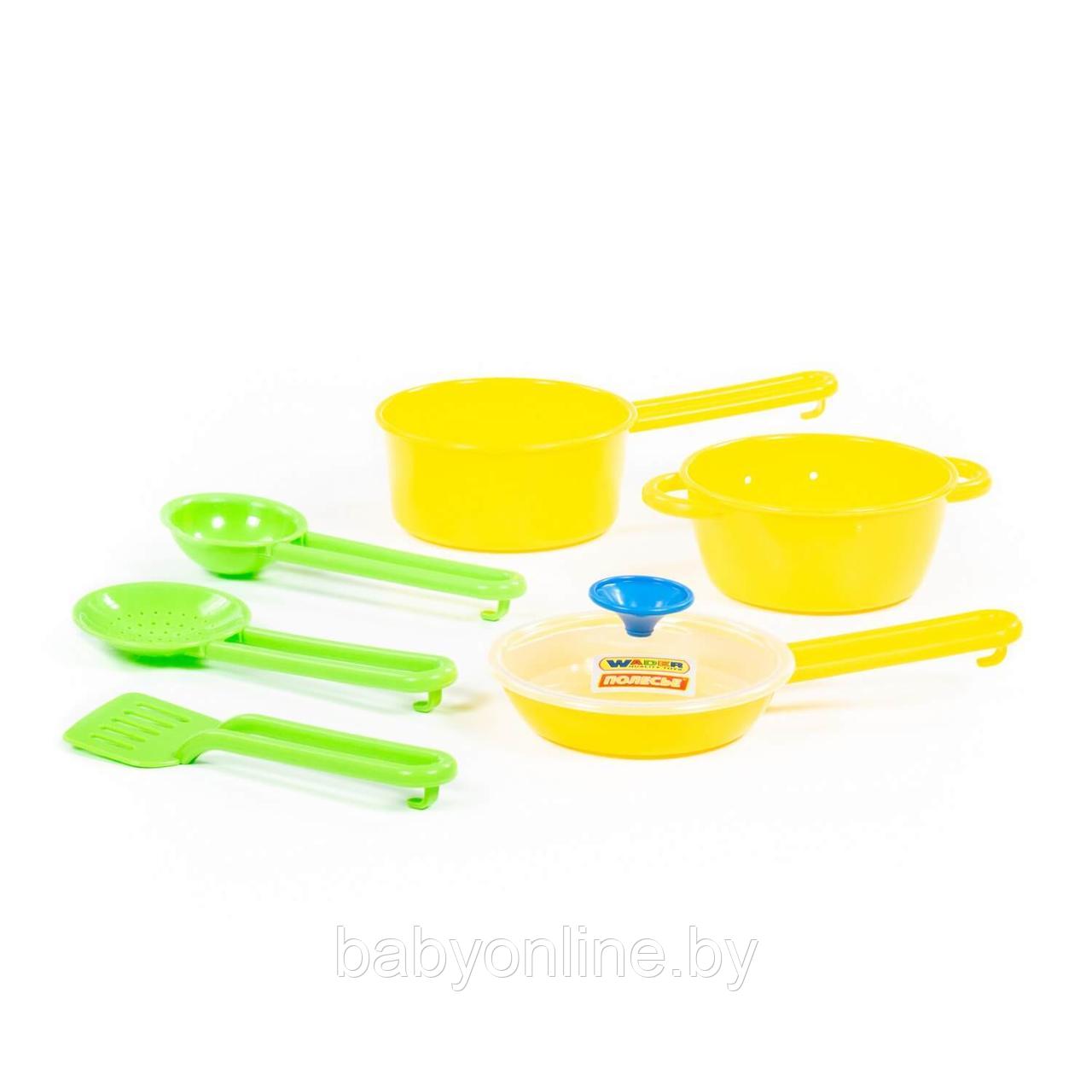 Набор детской посуды в сеточке Поварёнок №1 арт 40688 Полесье - фото 5 - id-p216924573