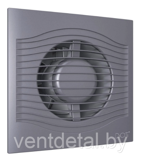 Вентилятор бытовой D100 SLIM 4C Dark gray metal DICITI + обратный клапан - фото 2 - id-p216925272