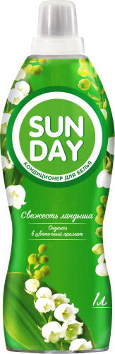 Кондиционер для белья "Sunday Свежесть ландыша" 1 литр