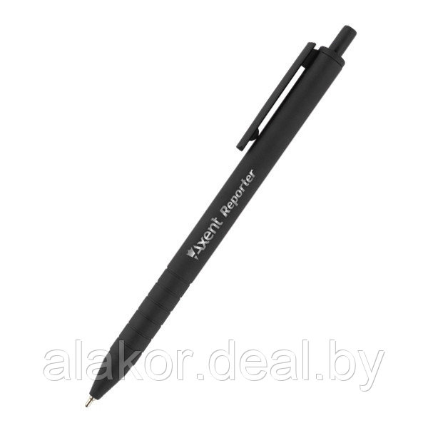 Ручки масляные Axent Reporter AB1065-2 AB, черная, цвет корпуса черный, 0.7мм - фото 1 - id-p216925799
