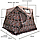 Палатка зимняя куб четырехслойная Mircamping (240х240х190/220см), арт. 2019MC, фото 2