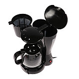 Кофеварка Luazon LKM-654, капельная, 900 Вт, 1.2 л, чёрная, фото 7