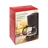 Кофеварка Luazon LKM-654, капельная, 900 Вт, 1.2 л, чёрная, фото 9