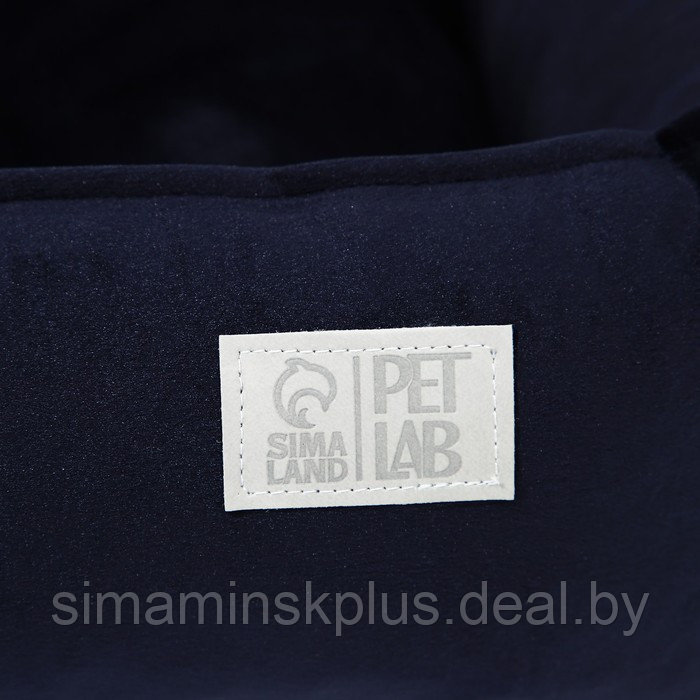 Лежанка велюровая Pet Lab, 45 х 40 х 15 см, синяя - фото 4 - id-p216927050