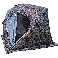 Палатка зимняя куб четырехслойная Mircamping (240х240х190/220см), мобильная баня, арт. 2019MC