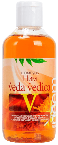 Шампунь для волос НИМ, Veda Vedica 250мл - против перхоти - фото 1 - id-p216928651