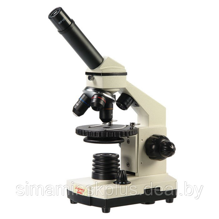 Микроскоп школьный Эврика 40х-1280х в текстильном кейсе - фото 1 - id-p199623372