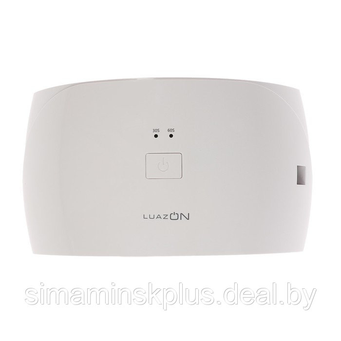 Лампа для гель-лака Luazon LUF-20, LED, 24 Вт, 15 диодов, таймер 30/60 с, 220 В, белая - фото 4 - id-p174610581