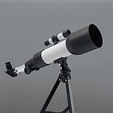 Телескоп настольный 90 кратного увеличения, бело-черный корпус, фото 3