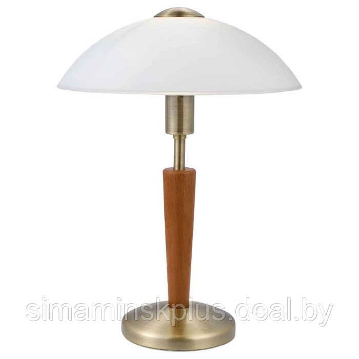 Настольная лампа SOLO 1x60Вт E14, бронза 26x26x35 см - фото 1 - id-p206458039