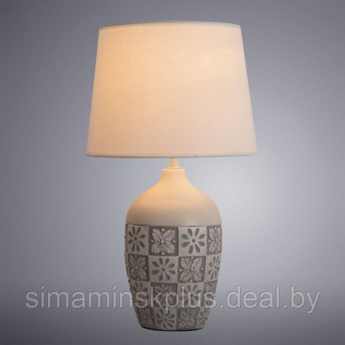 Настольная лампа TWILLY, 1x40Вт E27, цвет серый - фото 2 - id-p174617006