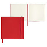 Скетчбук 140г/м 200*200 мм BRAUBERG ART CLASSIC 80л, кожзам, кремовая бумага, красный 113195, фото 2