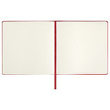 Скетчбук 140г/м 200*200 мм BRAUBERG ART CLASSIC 80л, кожзам, кремовая бумага, красный 113195, фото 5