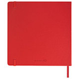 Скетчбук 140г/м 200*200 мм BRAUBERG ART CLASSIC 80л, кожзам, кремовая бумага, красный 113195, фото 9
