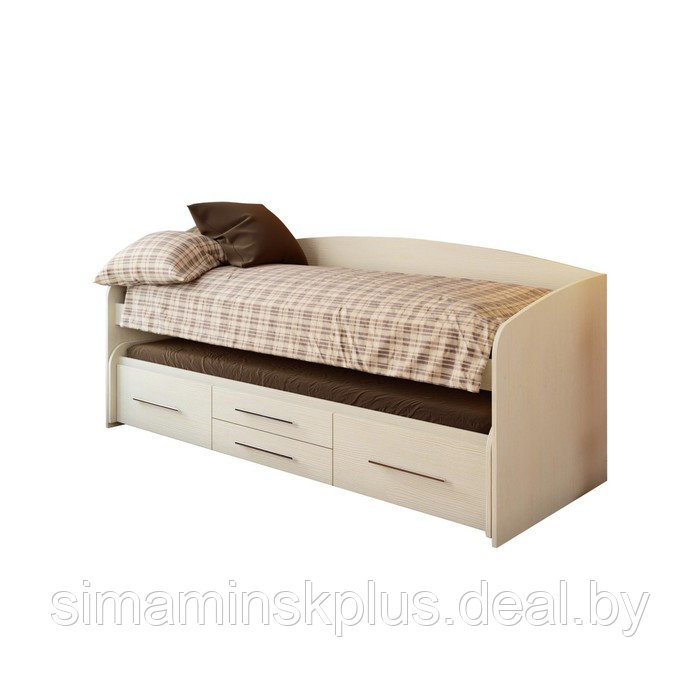 Кровать двухъярусная «Адель 5», 80 × 190 см, цвет вудлайн кремовый - фото 2 - id-p214515815
