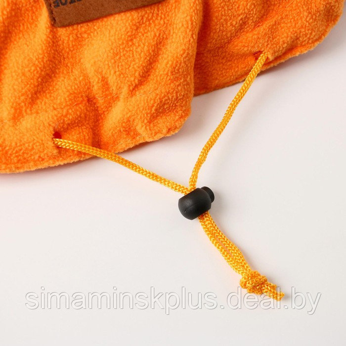 Лежанка для животных на стяжке с ушками, цвет оранжевый 30-50 см - фото 5 - id-p174635073