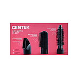 Фен-щетка Centek CT-2059, 1200 Вт, 2 скорости, 2 температурных режима, 3 насадки, черная, фото 8