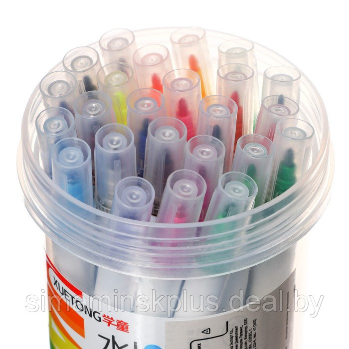 Набор маркеров для скетчинга двусторонние 24 штук/24 цветов - фото 2 - id-p207453816