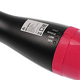 Фен-щётка Luazon LFS-04, 1000 Вт, 3 скорости, 3 режима, чёрно-розовая, фото 4
