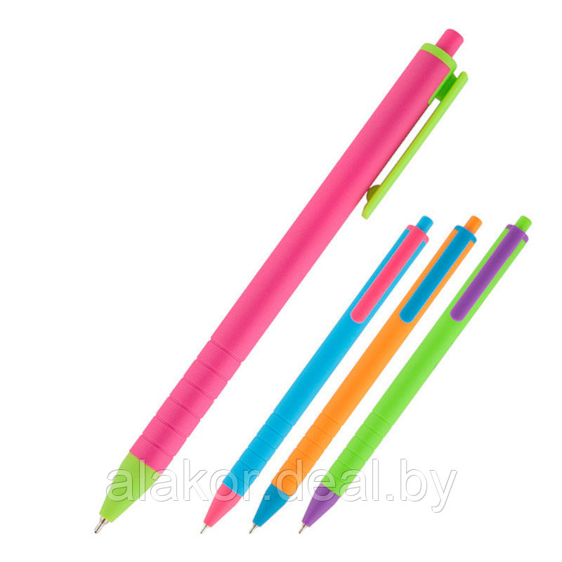 Ручки масляные Axent Reporter Color AB1069, 0.7мм, ассорти - фото 1 - id-p216930270