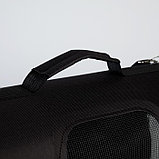 Сумка-переноска раскладная, каркасная «Бро не багаж» 52x22x29 см, фото 6