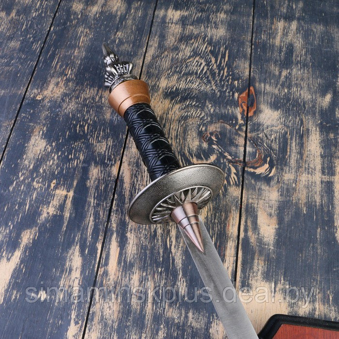 Сувенирное оружие на планшете «Рыцарский турнир», два меча на щите, 71см - фото 4 - id-p176817289