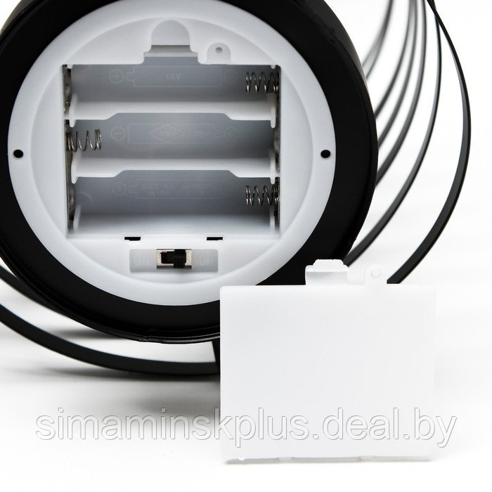 Ночник лофт 16453/1BK LED от батареек 3хАА черный 15,5х15,5х20 см - фото 7 - id-p202413297