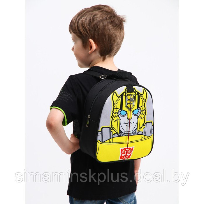 Рюкзак детский "Бамблби" на молнии, 23х27 см, Трансформеры - фото 2 - id-p180242061