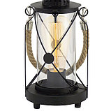 Настольная лампа BRADFORD 1x60Вт E27 венге 14x14x33см, фото 7