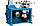 Станок шиномонтажный полуавтомат, односкоростной, зажимы 12-24", синий, 380 В 4639E, фото 5