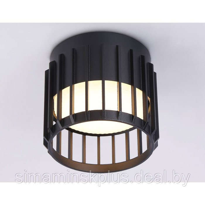 Накладной светильник со сменной лампой TN71155, GX53, 100х100х80 мм, цвет чёрный - фото 3 - id-p216929727