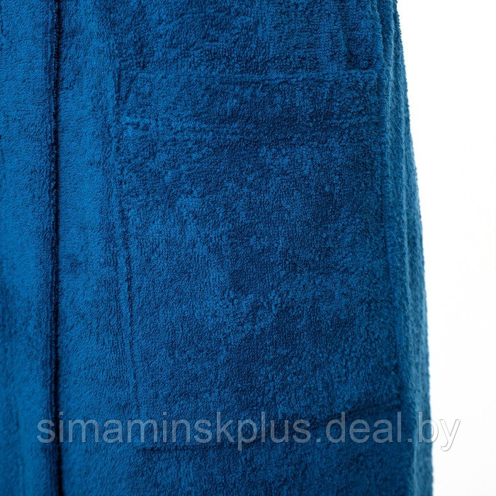 Халат махровый мужской «Глава семьи», размер 56-58, цвет синий - фото 10 - id-p216926919