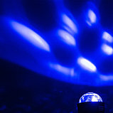Световой прибор «Мини диско-шар» 8 см, реакция на звук, свечение RGB, 5 В, фото 4