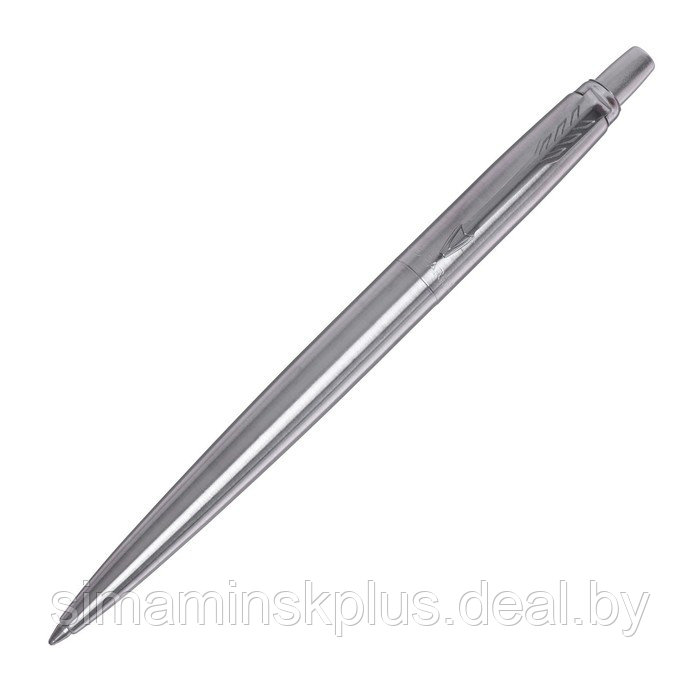 Ручка шариковая Parker Jotter Core Stainless Steel CT M, корпус из нержавеющей стали, серебристый матовый, - фото 3 - id-p199794771