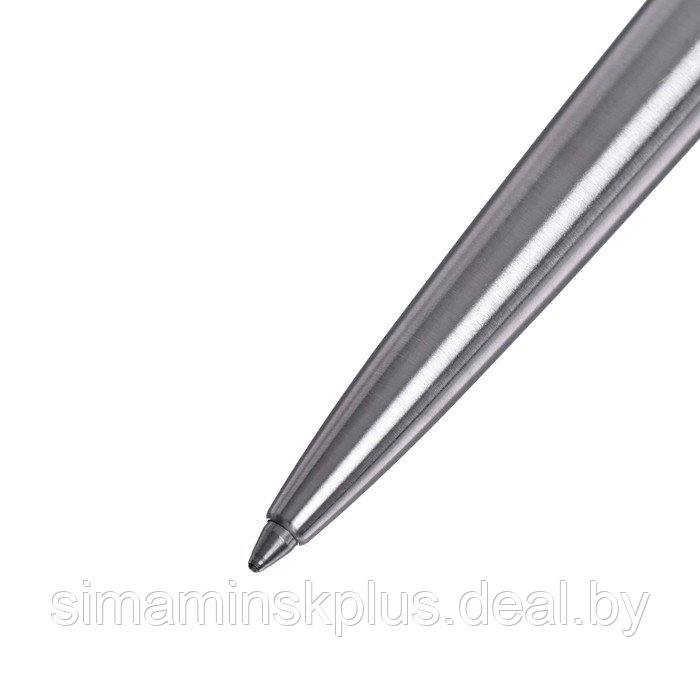 Ручка шариковая Parker Jotter Core Stainless Steel CT M, корпус из нержавеющей стали, серебристый матовый, - фото 4 - id-p199794771