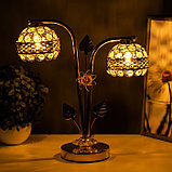 Настольная лампа "Брид" 2xG4 35Вт золото 30х12х31 см, фото 3