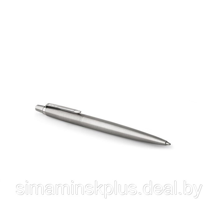 Ручка гелевая Parker Jotter Core K694 Stainless Steel CT, корпус из нержавеющей стали, 0.7 мм, чёрные чернила - фото 2 - id-p216930149