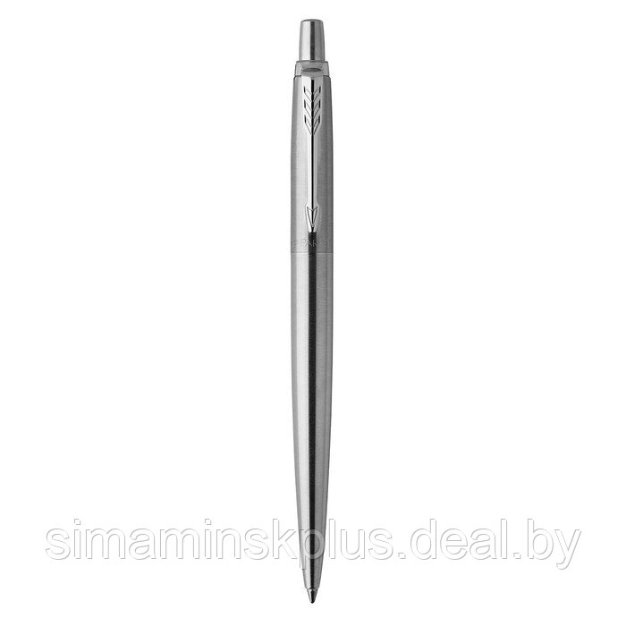 Ручка гелевая Parker Jotter Core K694 Stainless Steel CT, корпус из нержавеющей стали, 0.7 мм, чёрные чернила - фото 5 - id-p216930149