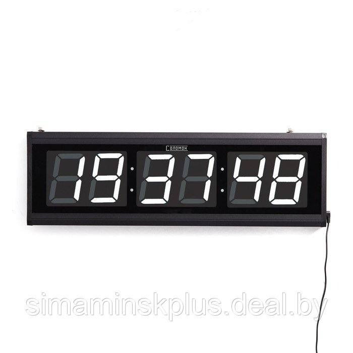 Часы электронные настенные, с будильником, 20 х 3 х 60 см - фото 1 - id-p199620600